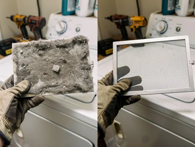 Professional lint trap cleaning by Whitehall Dryer Vent Cleaning in Whitehall