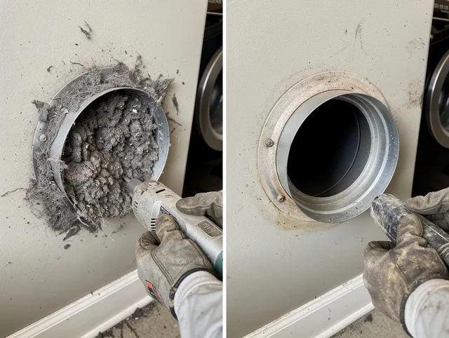 Professional clogged vent cleaning by Whitehall Dryer Vent Cleaning in Whitehall