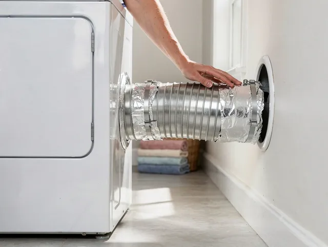 Professional dryer vent hose installation by Whitehall Dryer Vent Cleaning in Whitehall