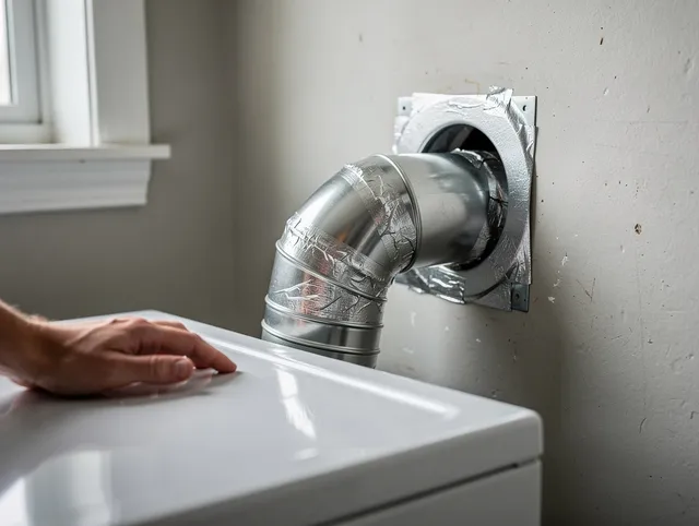 Whitehall Dryer Vent Cleaning expert performing professional dryer vent repair and installation in Whitehall